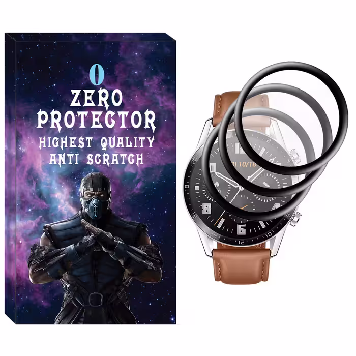 محافظ صفحه نمایش نانو زیرو مدل NZO مناسب برای ساعت هوشمند هوآوی Watch GT 2 46mm بسته سه عددی