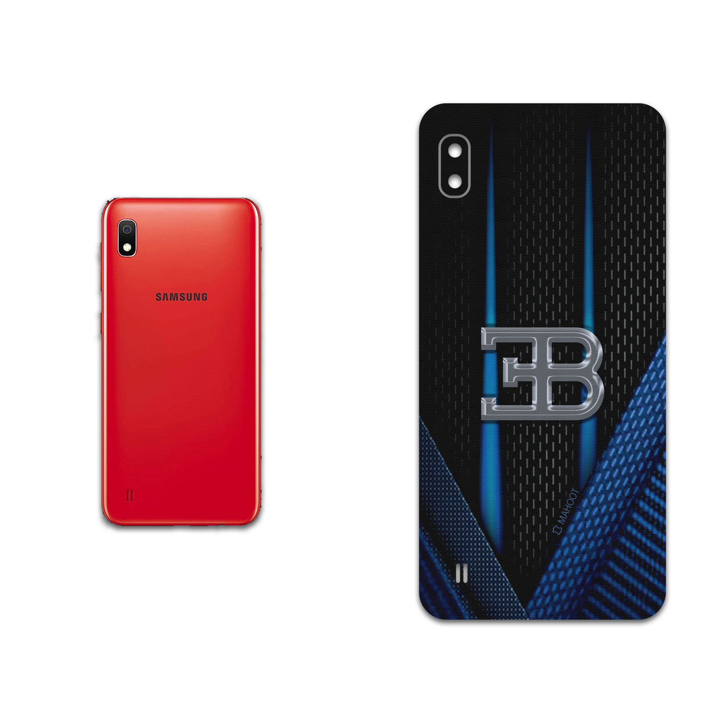 برچسب پوششی ماهوت مدل BUGATTI مناسب برای گوشی موبایل سامسونگ Galaxy A10