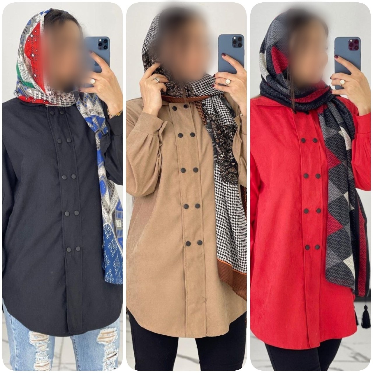 مانتو مدل شاپرک جنس میکرو فری سایز 38تا46