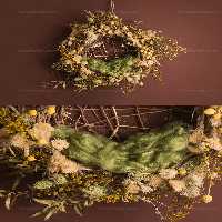 بکگراند عکاسی نوزاد سبد | گرافیک با طعم تربچه