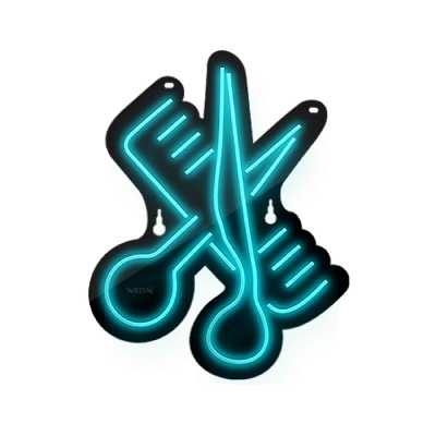 چراغ دیواری نئون دیزاین طرح Barber-BL_TBL