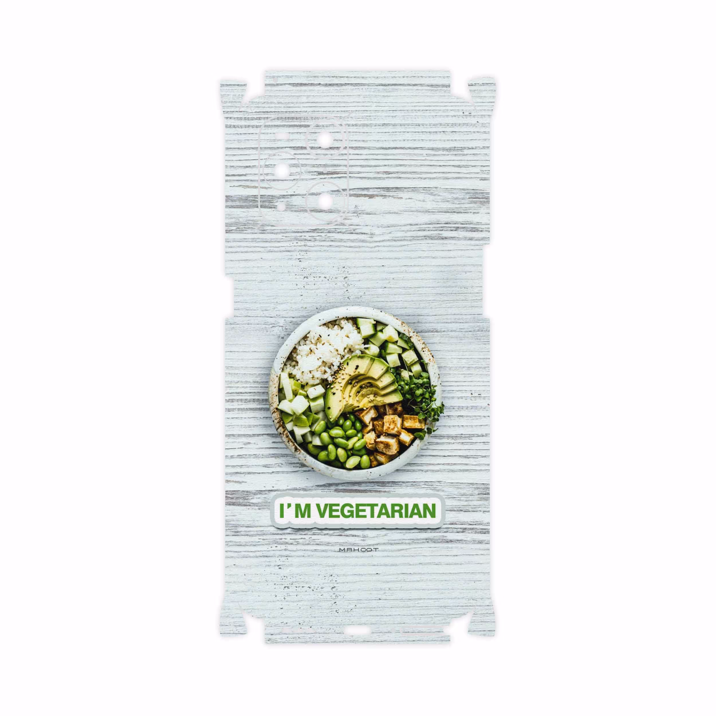 برچسب پوششی ماهوت مدل I'm-vegetarian-FullSkin مناسب برای گوشی موبایل اپو Find X3 Pro