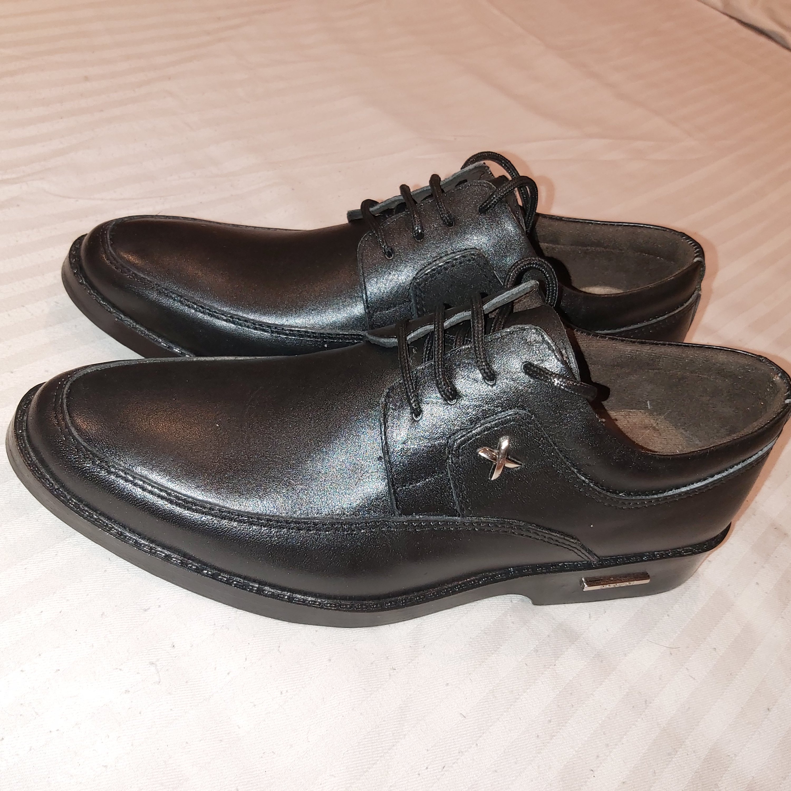 کفش چرم طبیعی مردانه مدل ایکس