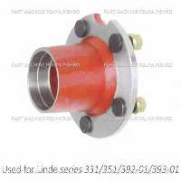 توپی چرخ عقب لیفتراک لینده مدل Linde series 331/351/392-01/393-01