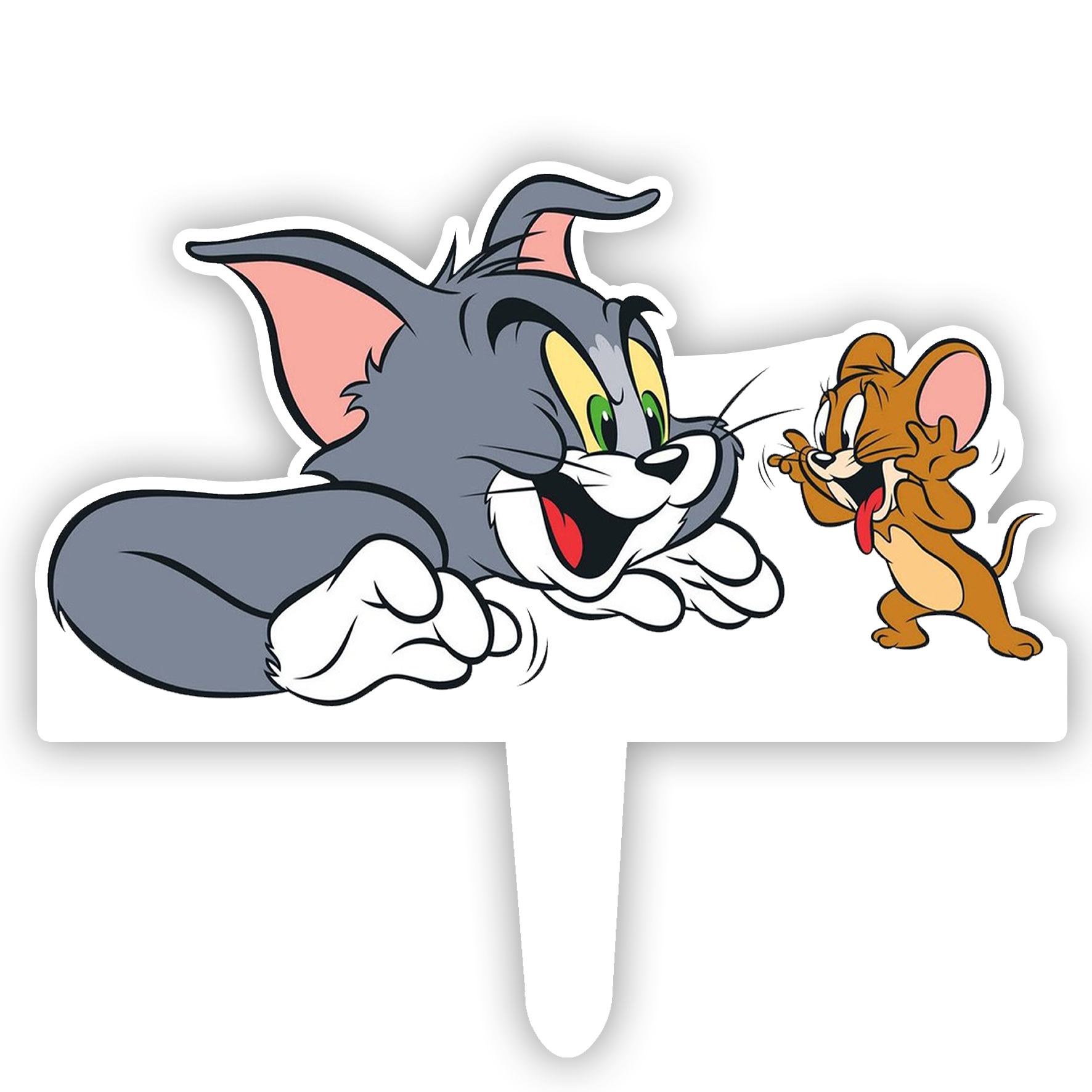  تاپر کیک طرح تام و جری کد R394