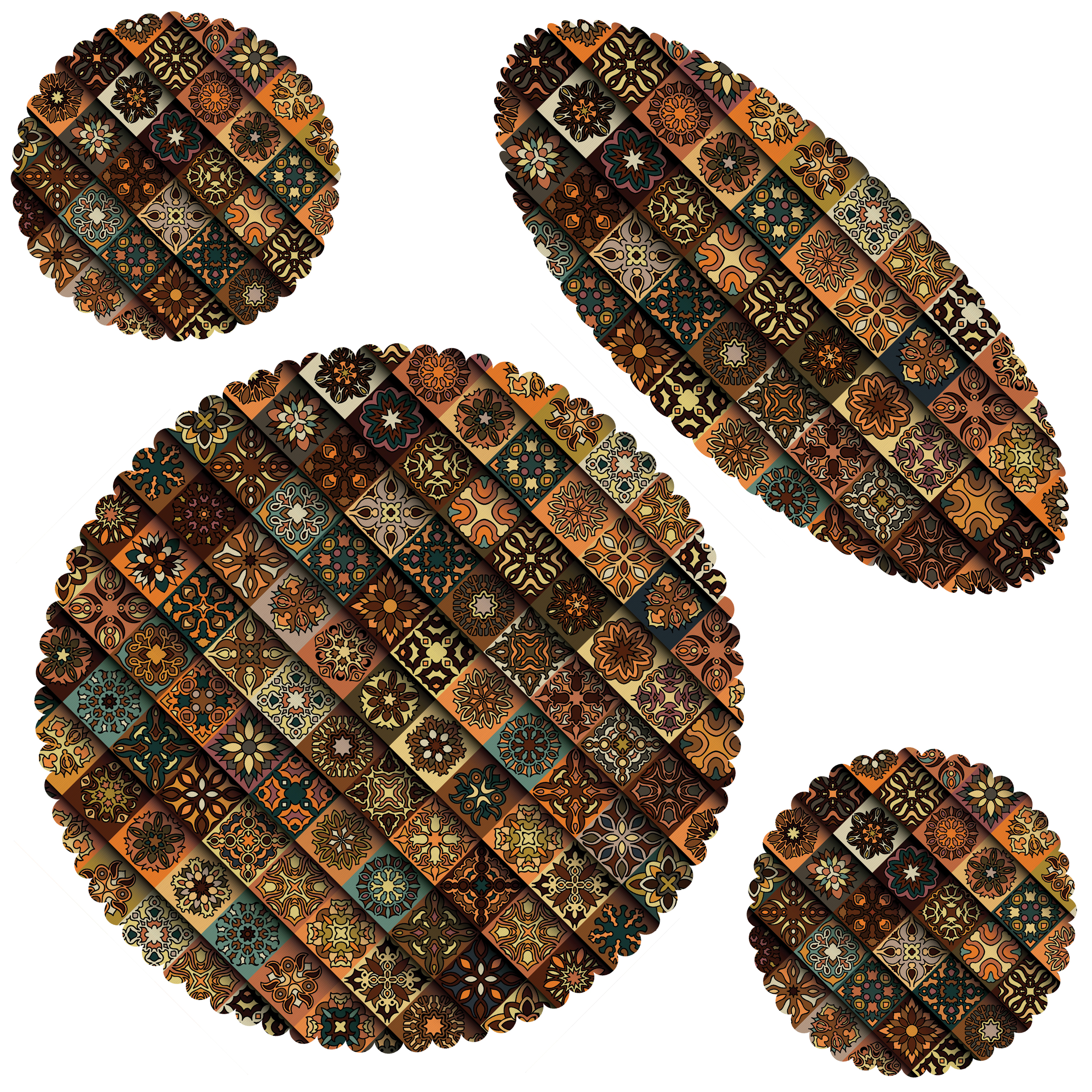 ست رومیزی 4 تکه مدل S32-42528