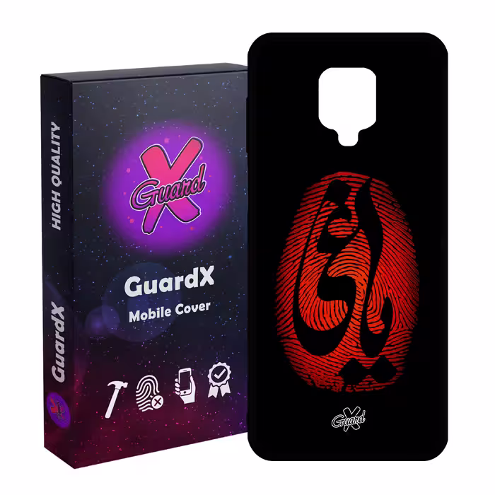 کاور گارد ایکس طرح یاغی مدل Glass10447 مناسب برای گوشی موبایل شیائومی Redmi Note9 Pro/Note 9 Pro Max/Redmi Note 9S/MI Poco M2 Pro