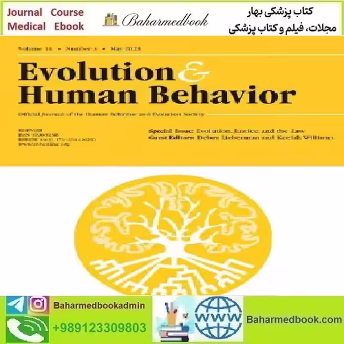 Evolution and Human Behavior Volume 41 Issue 1 to 6 2020 T
