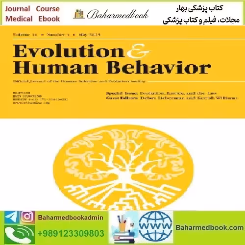 Evolution and Human Behavior Volume 41 Issue 1 to 6 2020 T