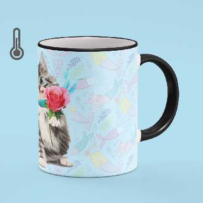 ماگ حرارتی بیگ ماگ مدل گربه کد5374