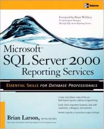 خرید و دانلود نسخه کامل کتاب Microsoft SQL server 2000 reporting services
