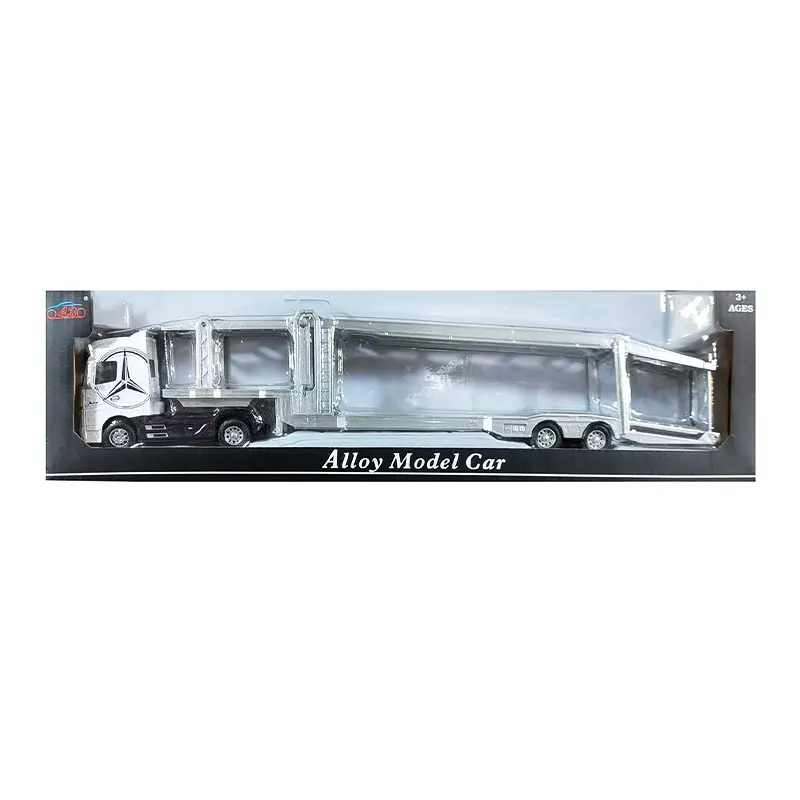ماکت ماشین فلزی تریلی حمل ماشین کد 2606