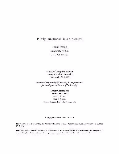 خرید و دانلود نسخه کامل کتاب Purely Functional Data Structures