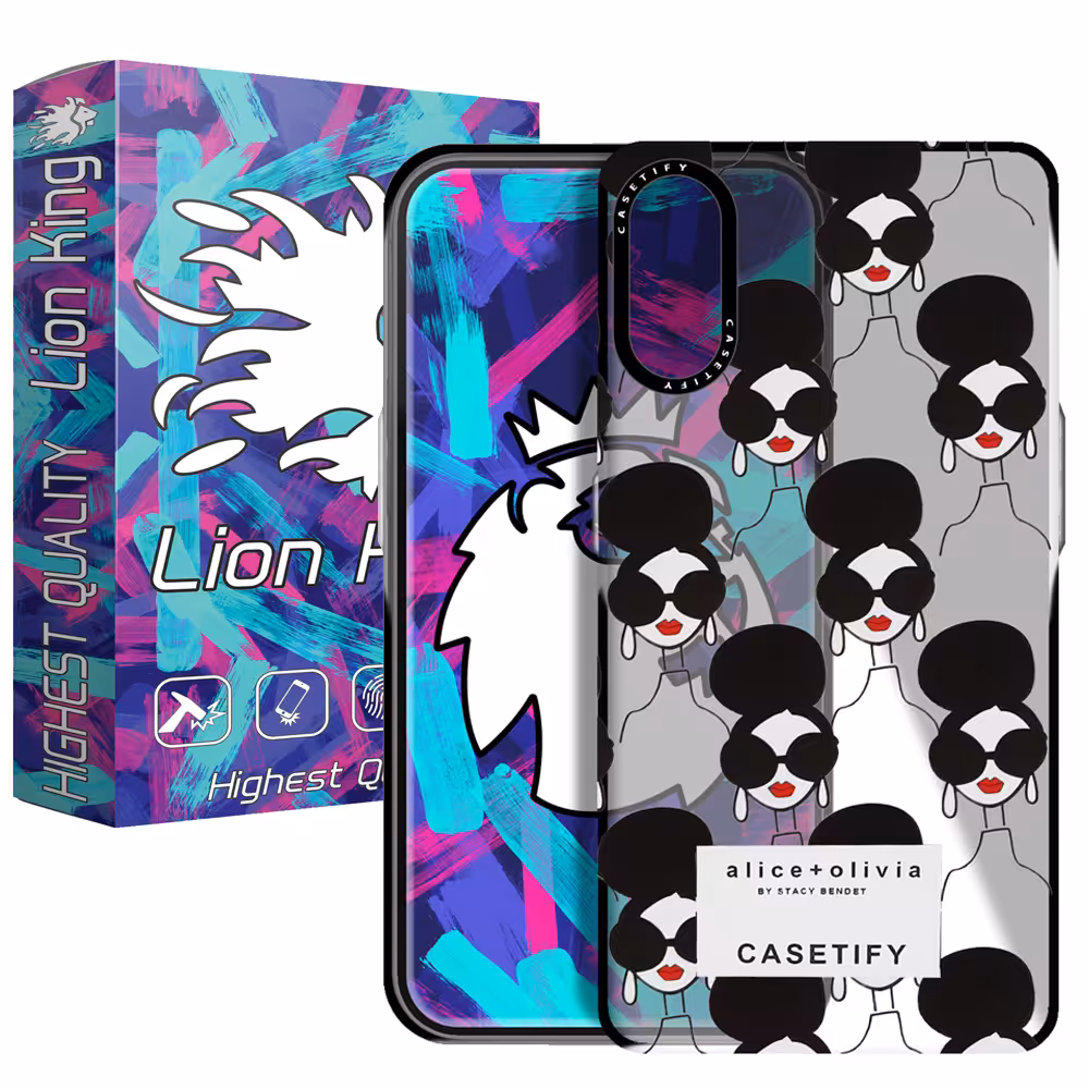 کاور لاین کینگ مدل casetiroz مناسب برای گوشی موبایل اپل iPhone X/Xs