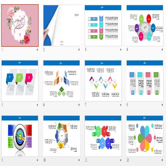 قالب پاورپوینت بسیار زیبا برای سمینار و جلسه دفاع از فایل دارای 40 اسلاید