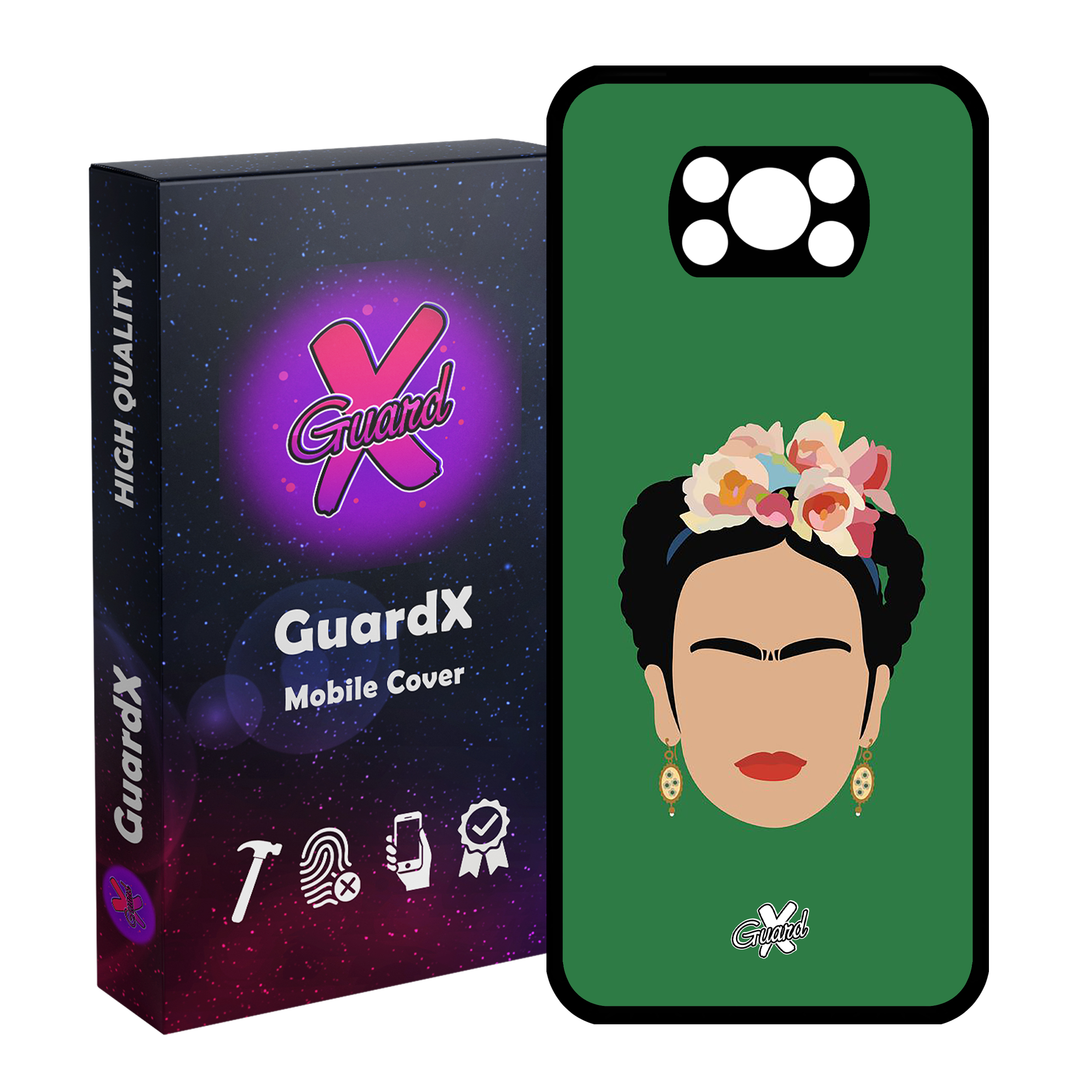 کاور گارد ایکس طرح Frida مدل Glass10133 مناسب برای گوشی موبایل شیائومی Poco X3 Pro