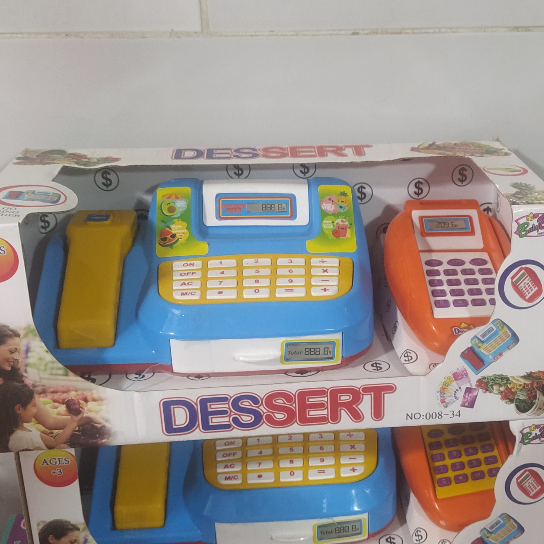 صندوق فروشگاهی غیر باتری خور ساده  به همراه دستگاه پوز