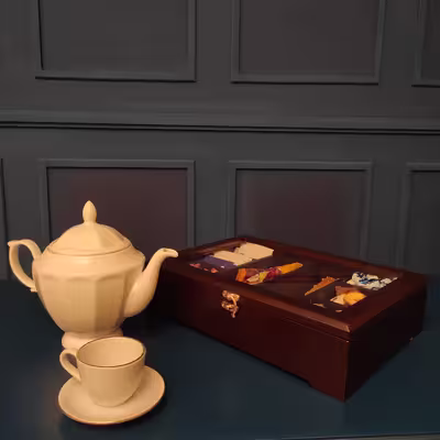جعبه چای کیسه ای مدل 8 پارته کد 32001