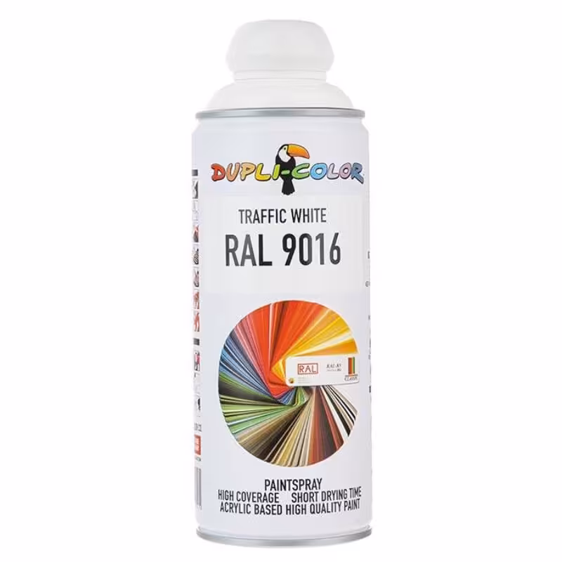 اسپری رنگ سفید Dupli-Color RAL 9016 400ml