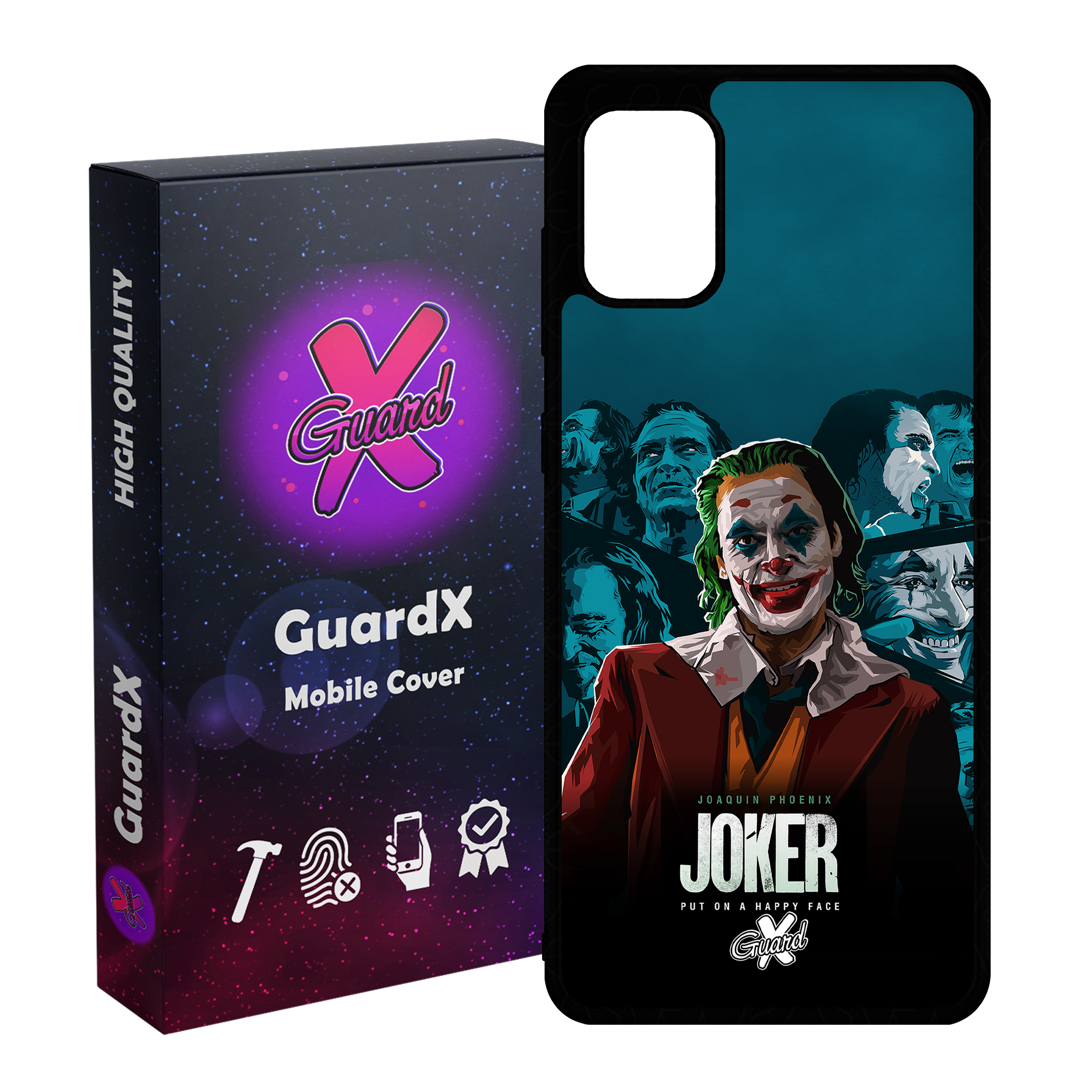 کاور گارد ایکس طرح جوکر مدل Glass10201 مناسب برای گوشی موبایل سامسونگ Galaxy A51