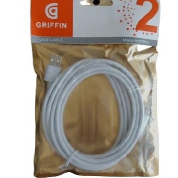کابل شارژ تبدیل USB به microUSB گریفین مدل G2 طول 2 متر