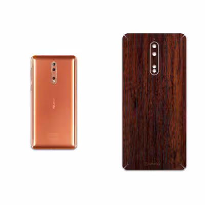 برچسب پوششی ماهوت مدل Red-Wood مناسب برای گوشی موبایل نوکیا 8