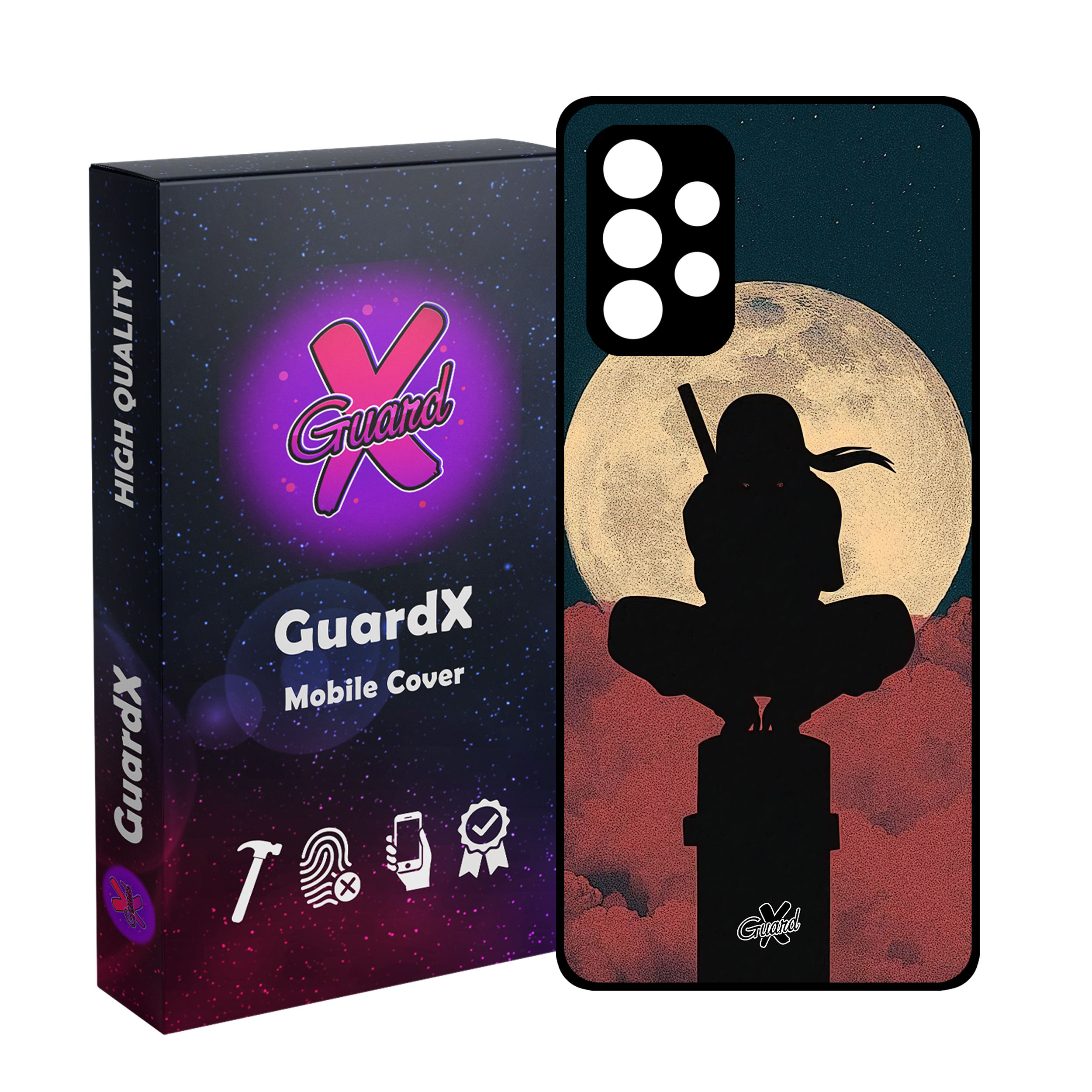 کاور گارد ایکس طرح ایتاچی انیمه مدل Glass10558 مناسب برای گوشی موبایل سامسونگ Galaxy A73