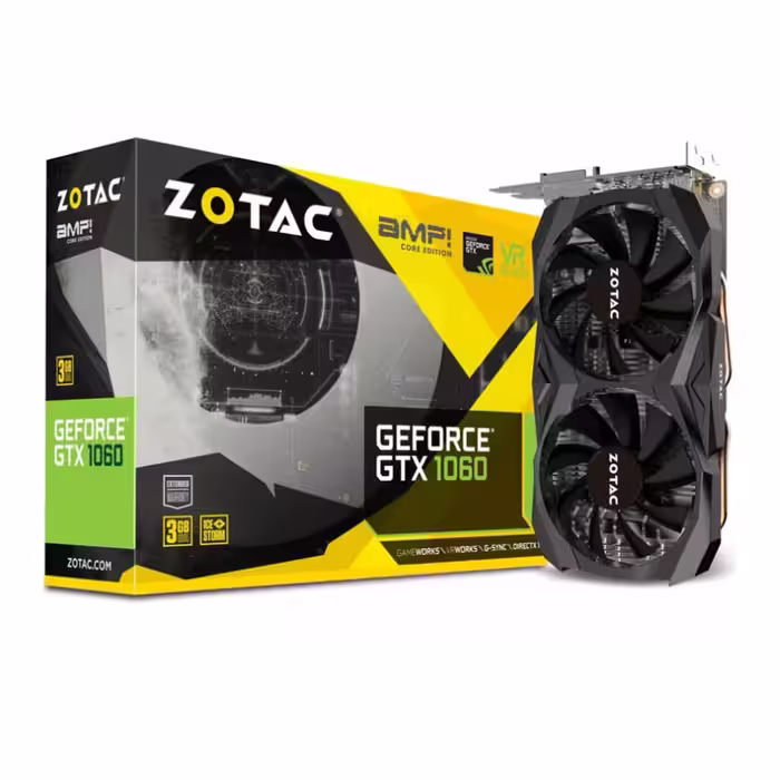 کارت گرافیک ZOTAC GTX 1060 AMP! Core Edition 3GB