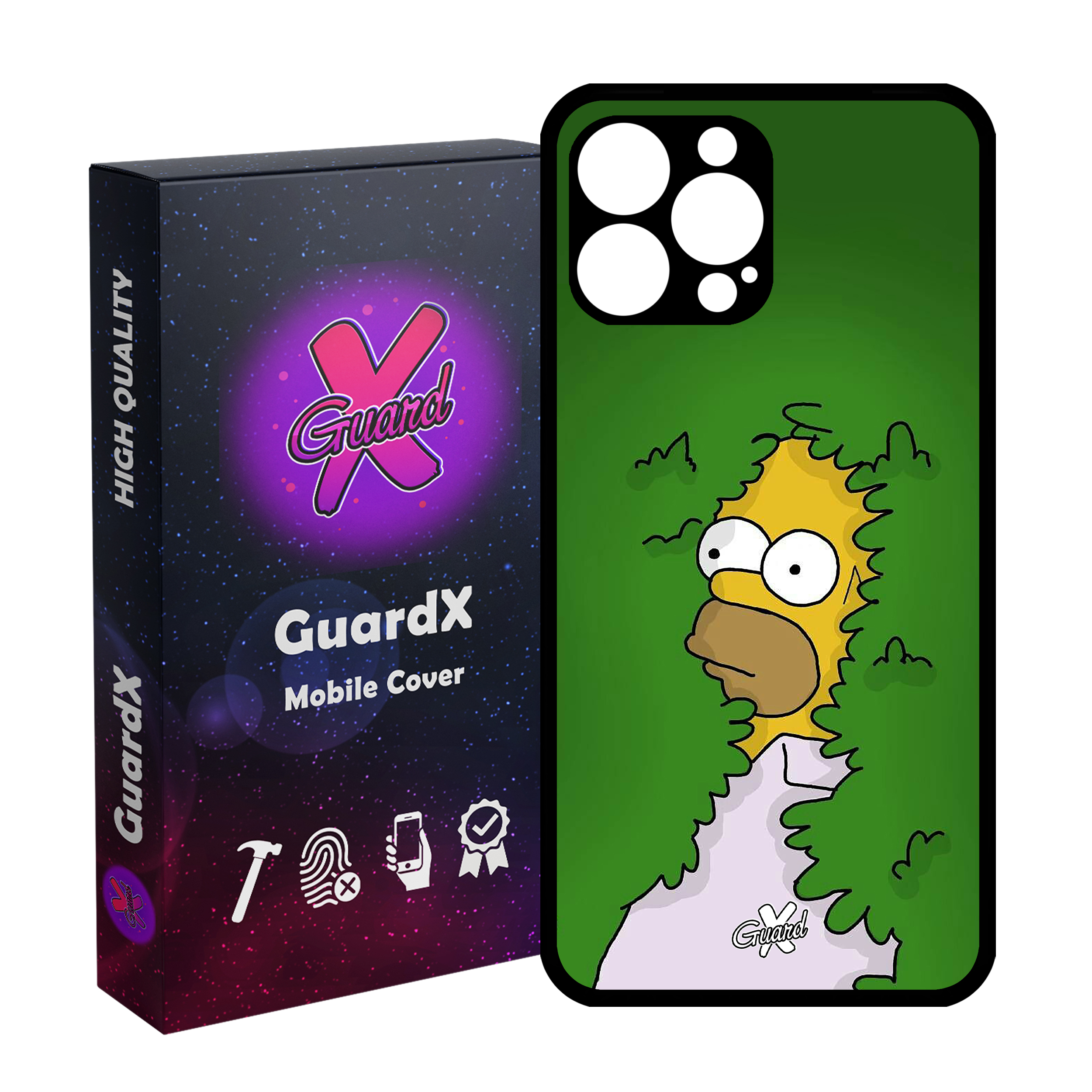 کاور گارد ایکس طرح Simpsons مدل Glass10111 مناسب برای گوشی موبایل اپل iPhone 12 Pro Max