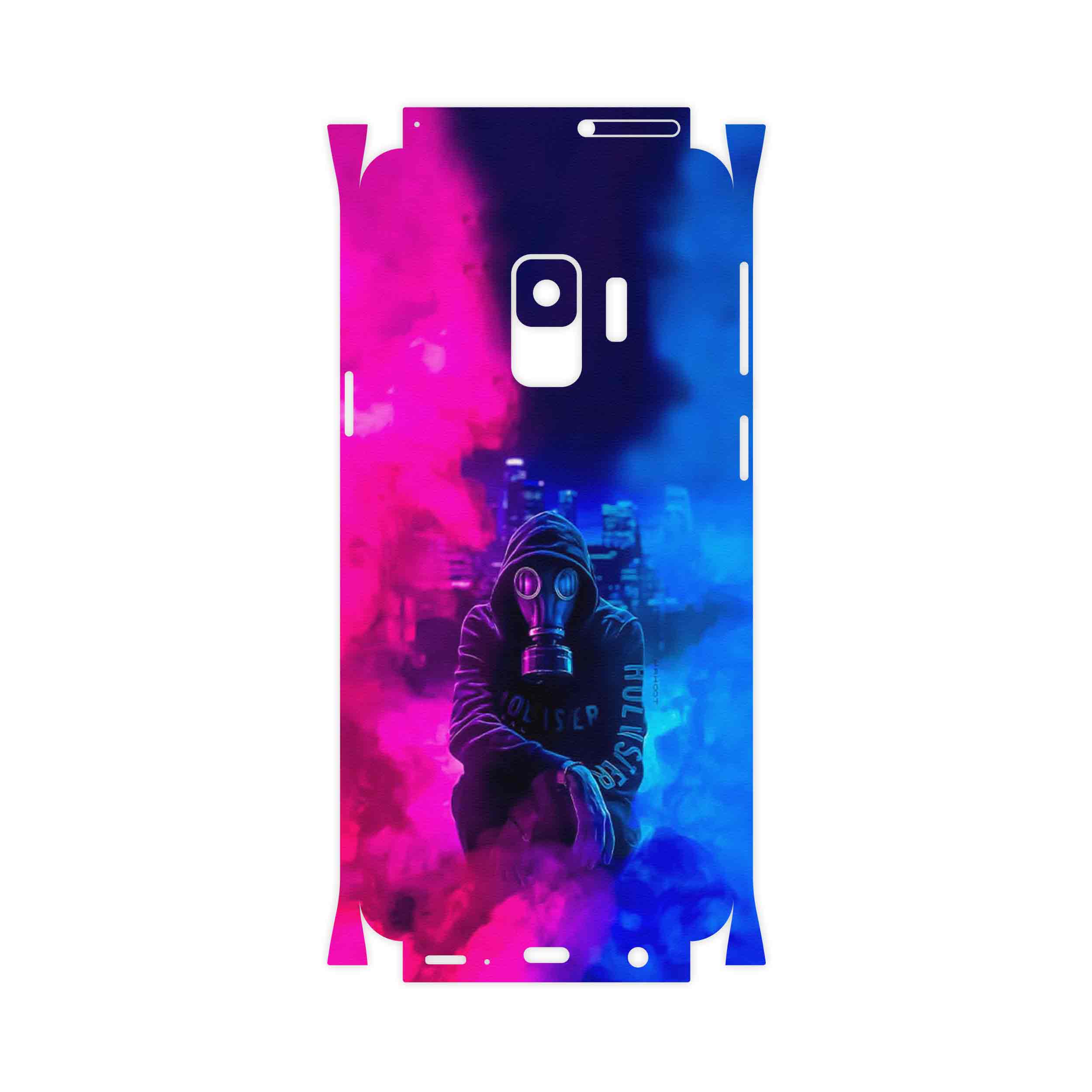 برچسب پوششی ماهوت مدل Smoke Rainbow Digital Art 2-FullSkin مناسب برای گوشی موبایل سامسونگ Galaxy S9