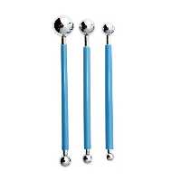 ابزار سفالگری مدل سمبه گلسازی مجموعه 3 عددی