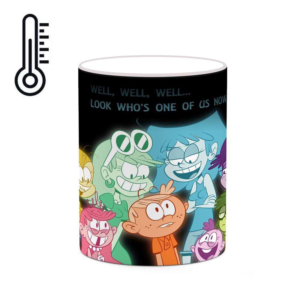 ماگ حرارتی کاکتی طرح کارتون The Loud House مدل mgh23432