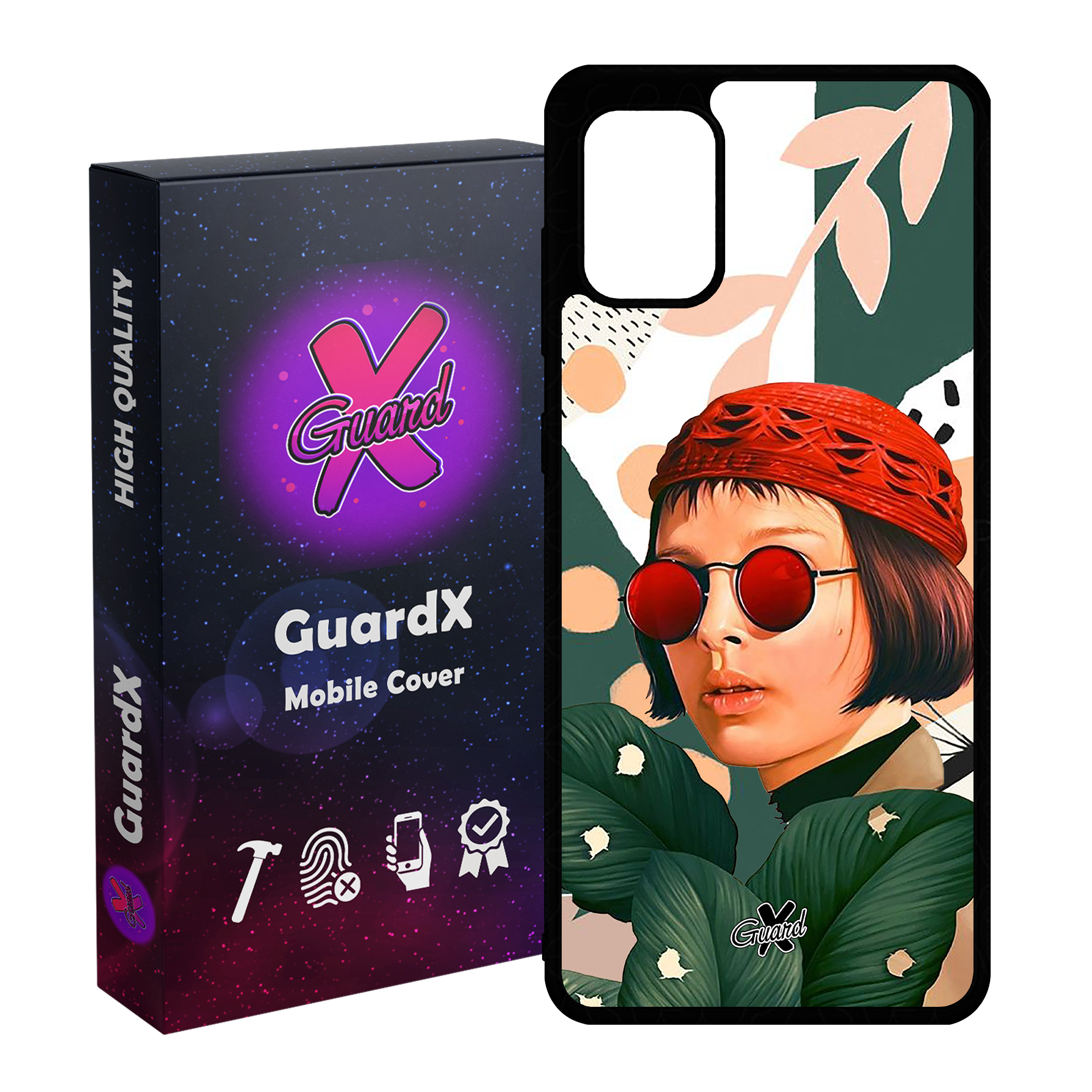 کاور گارد ایکس طرح ماتیلدا مدل Glass10341 مناسب برای گوشی موبایل سامسونگ Galaxy A71