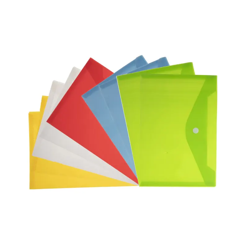 پوشه پلاستیکی دکمه دار A5
