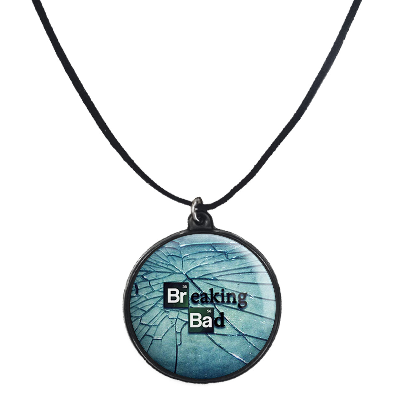 گردنبند پرمانه طرح بریکینگ بد کد pmb.7811 مدل دو طرفه