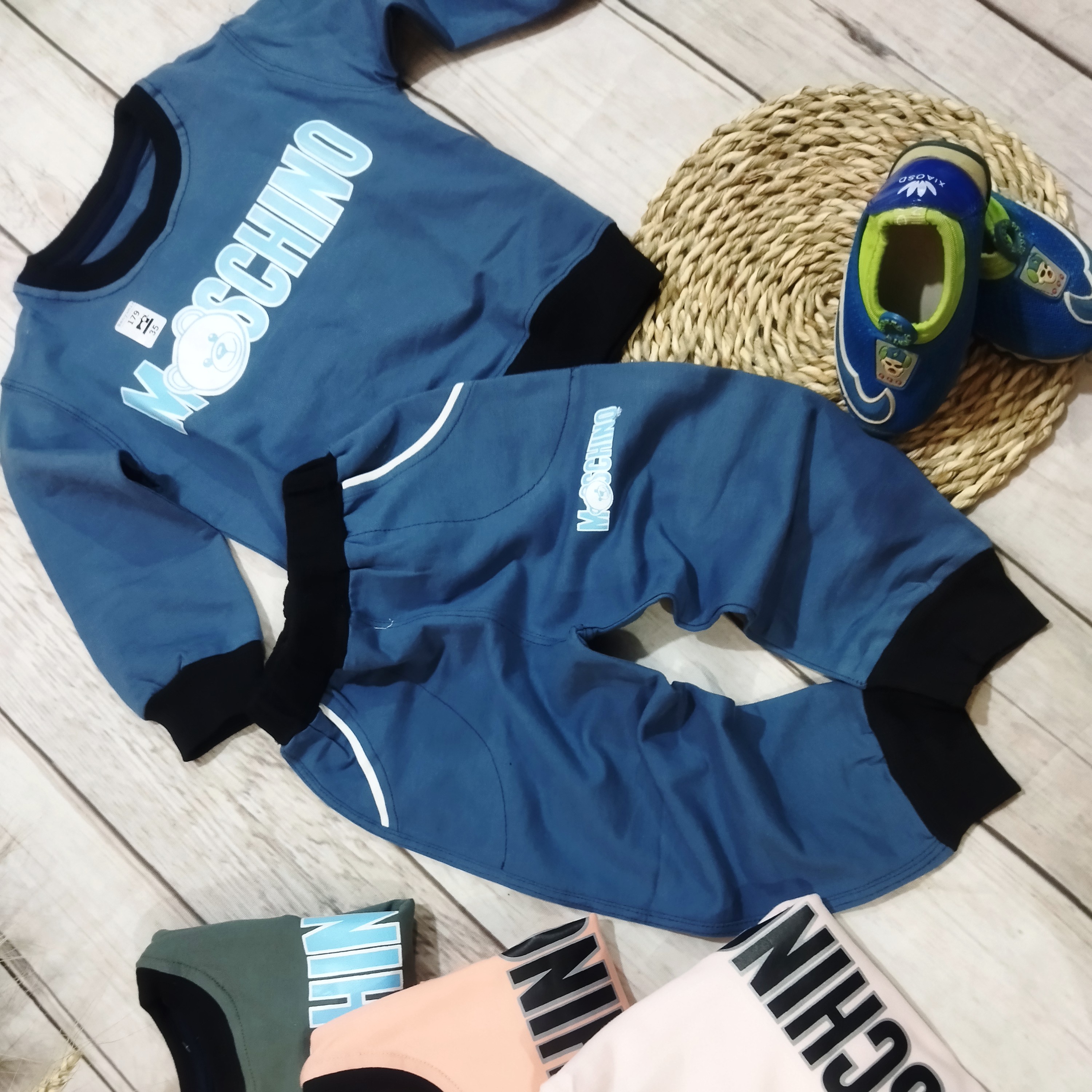 بلوز شلوار. اسپرت (دخترانه و پسرانه)  نخ پنبه کد 69