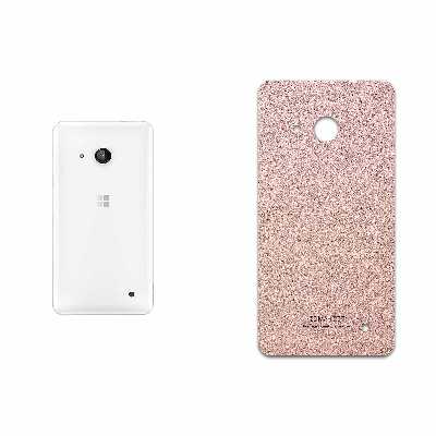 برچسب پوششی ماهوت مدل Rose Gold Leather مناسب برای گوشی موبایل مایکروسافت Lumia 550
