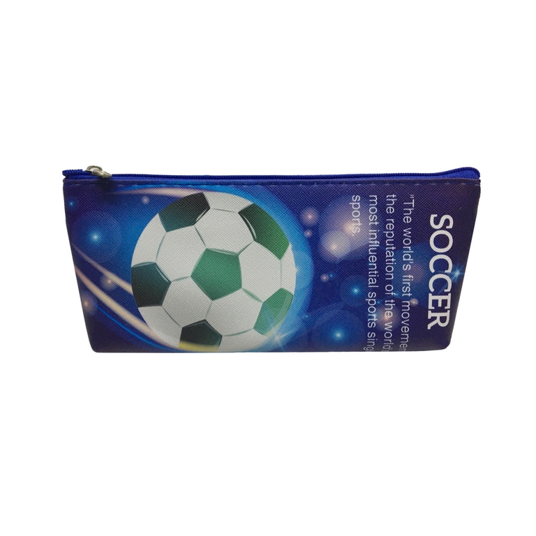 جامدادی تک زیپ طرح توپ (راگبی، فوتبال و بسکتبال)