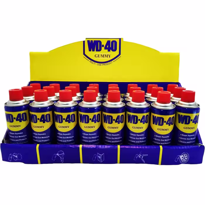 اسپری روان کننده WD-40 مدل GUMMY حجم 400 میلی لیتر بسته 24 عددی