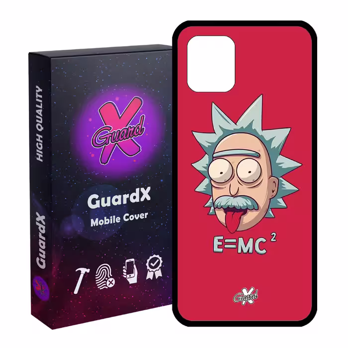 کاور گارد ایکس طرح Rick and Morty مدل Glass10046 مناسب برای گوشی موبایل سامسونگ Galaxy Note 10 Lite