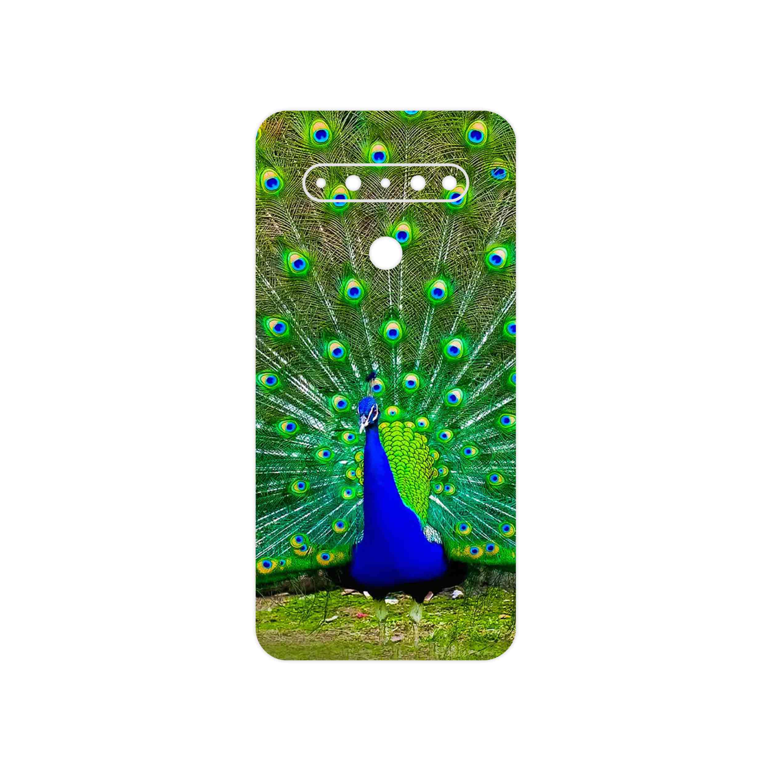 برچسب پوششی ماهوت مدل Peacock مناسب برای گوشی موبایل ال جی K61