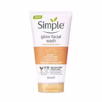 ژل پاک کننده آرایش صورت سیمپل مدل  Glow حجم 150 میلی لیتر