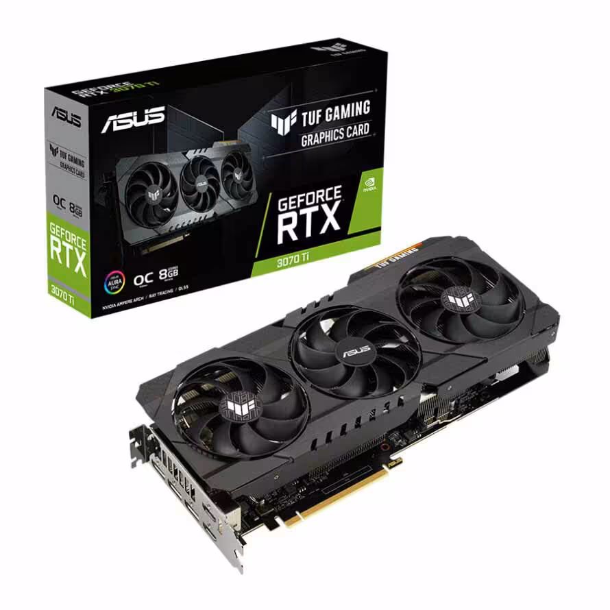 خرید کارت گرافیک ایسوس Graphics ASUS TUF RTX3070Ti O8G GAMING با بهترین قیمت