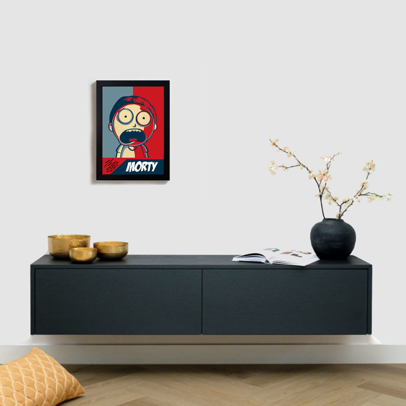 تابلو شاسی دنیای قاب مدل  انیمیشن Rick and Morty | دنیای قاب