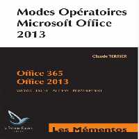 خرید و دانلود نسخه کامل کتاب Modes opératoires Microsoft Office 2013