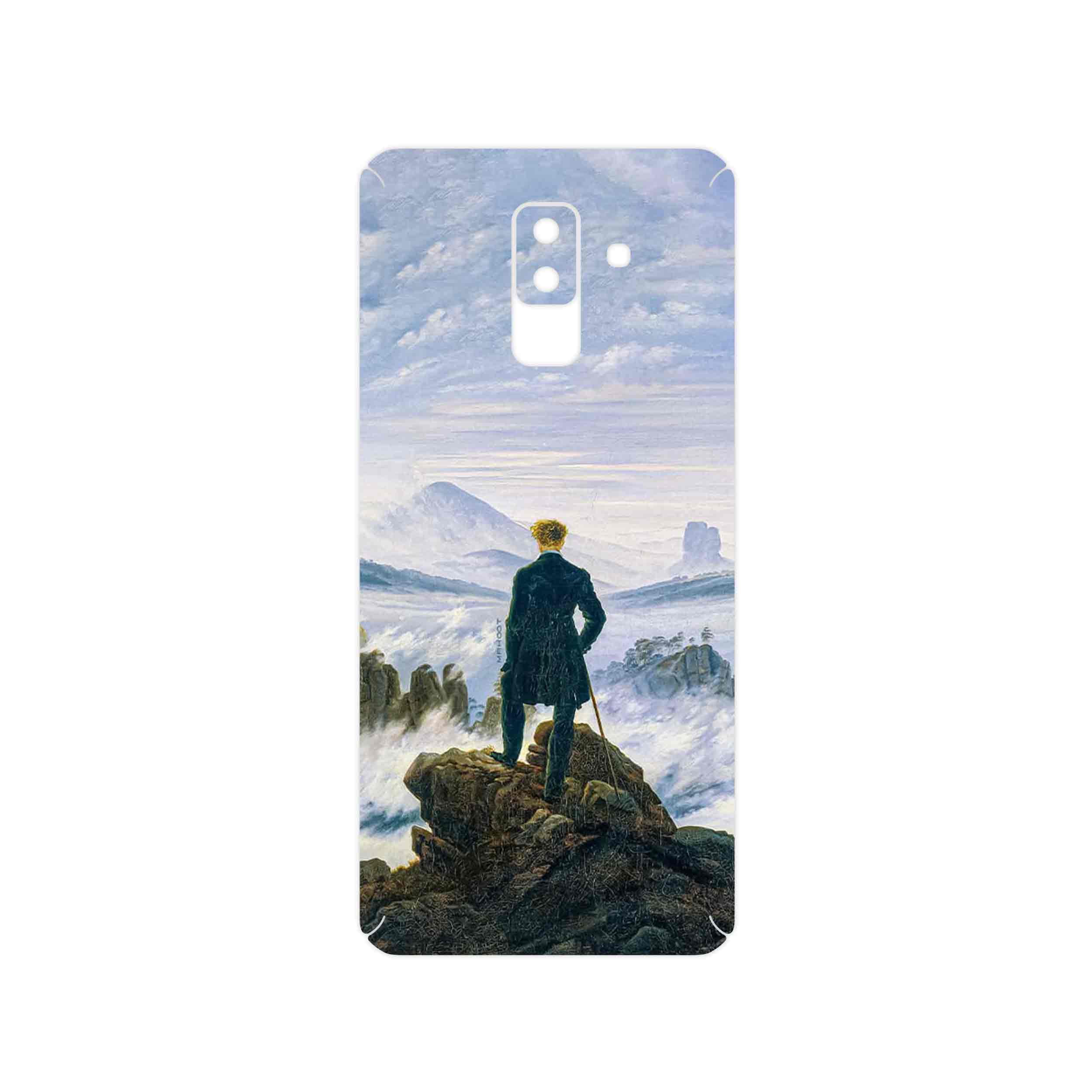 برچسب پوششی ماهوت مدل Wanderer above the Sea of Fog مناسب برای گوشی موبایل سامسونگ Galaxy A6 Plus 2018