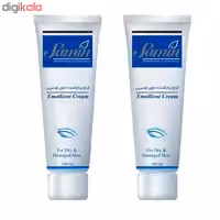 کرم نرم کننده ثمین مدل emollient حجم 100 میلی لیتر مجموعه 2 عددی