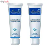 کرم نرم کننده ثمین مدل emollient حجم 100 میلی لیتر مجموعه 2 عددی