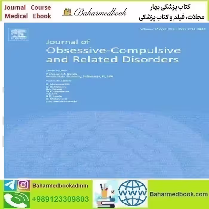 Journal of Obsessive Compulsive and Related Disorders Volu
