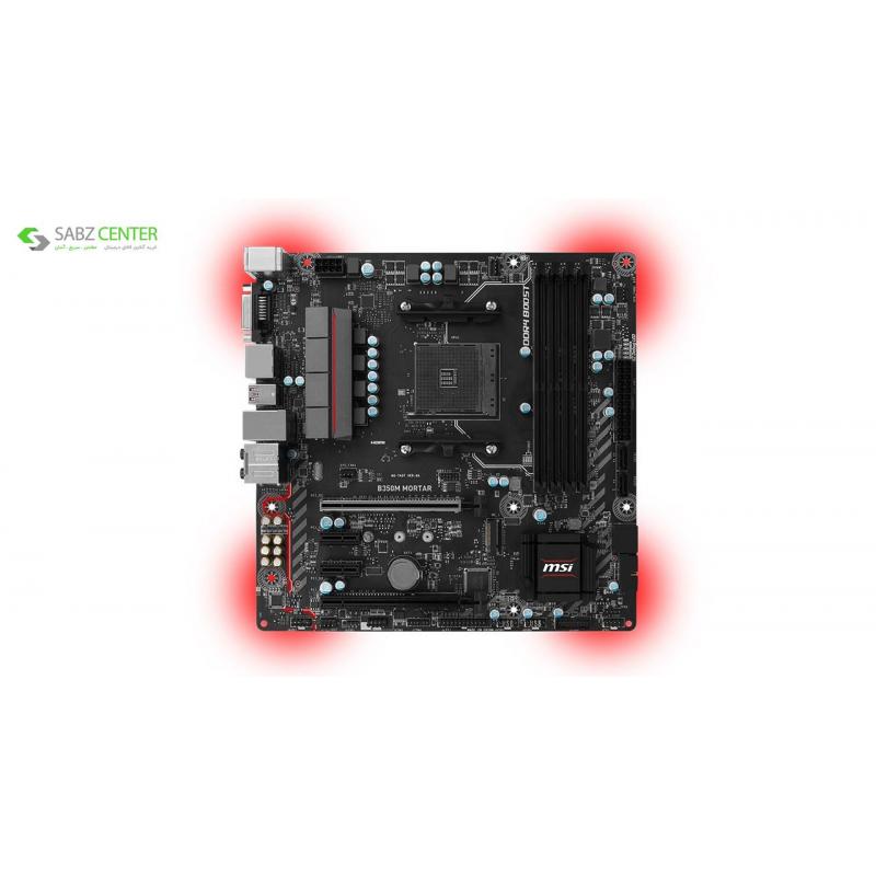 مادربرد ام اس آی مدل B350M MORTAR
